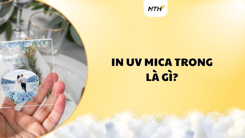 in uv trên mica trong