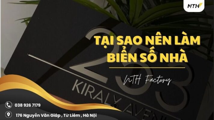 tại sao nên làm biển số nhà