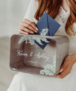 Personalized Wedding Card Box