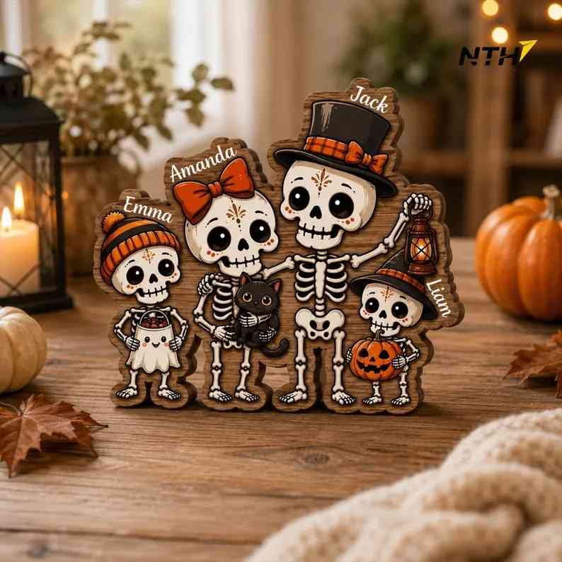 halloween wooden sign